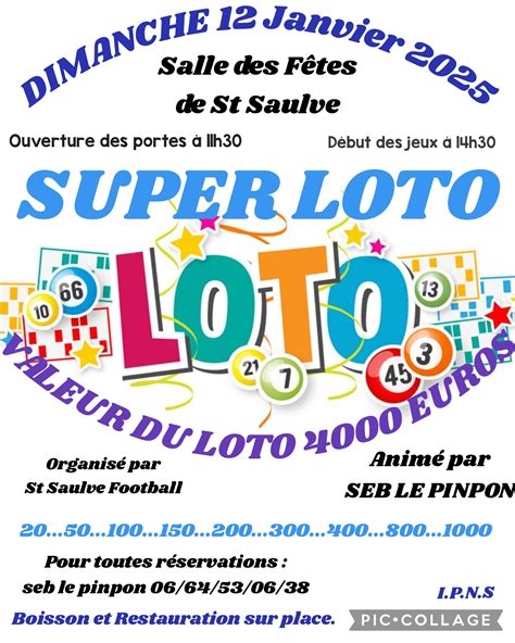 agenda loto traditionnel dans le 27.